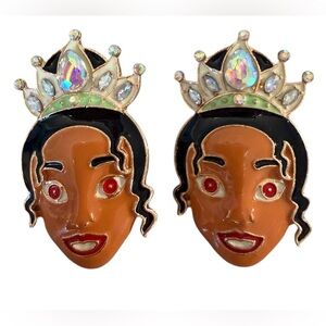 #703 Tiana Princess & The Frog Earrings